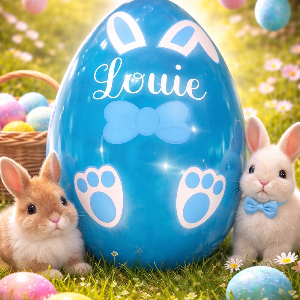Fillable Easter Egg, personalized